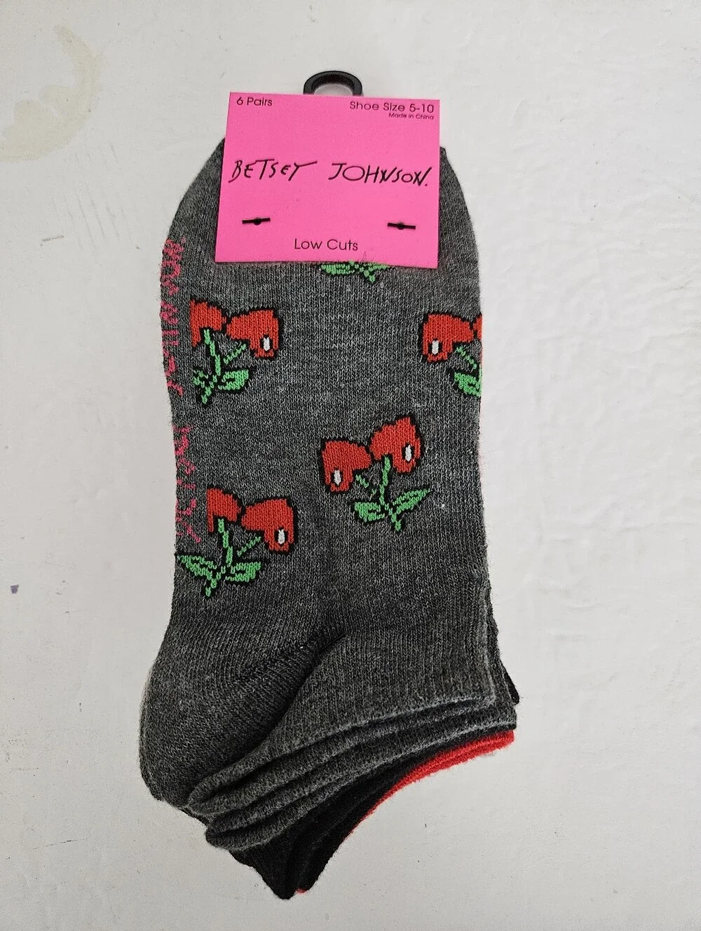 Betsey Johnson NWT 6PK Socks